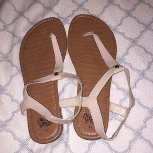 Tan sandals